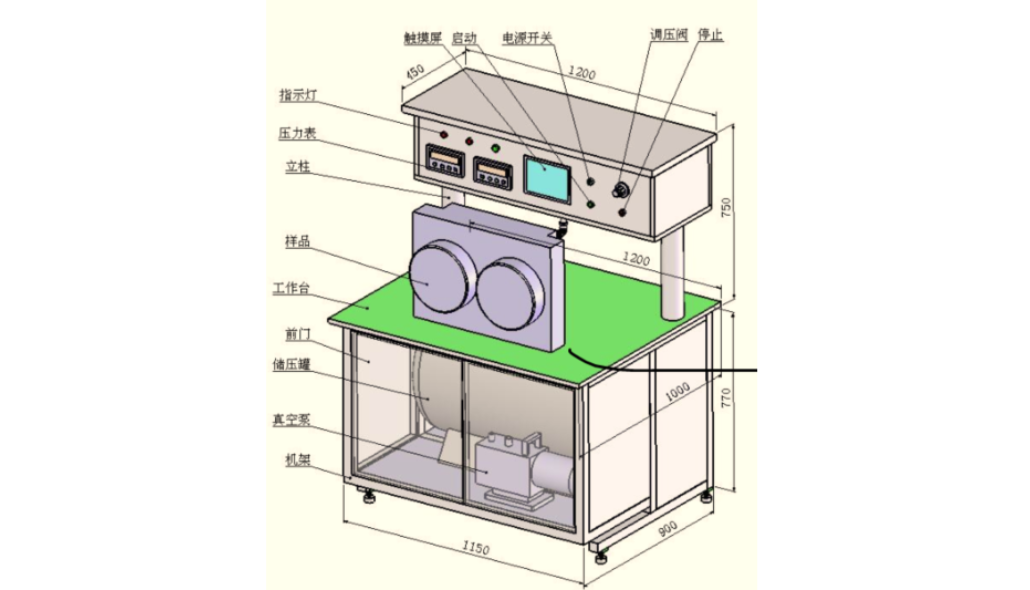 汽車散熱器真空試驗機